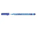 Lumocolor Dry Erase Marker with eraser, Fine, Blue