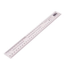 Clear Flexible Plastic Ruler (30 cm - 12 inches)