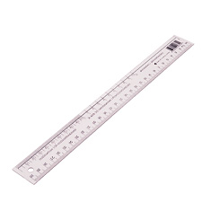 Clear Flexible Plastic Ruler, 15 cm