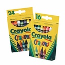 Crayons de cire «Crayola» (Boîte de 16)