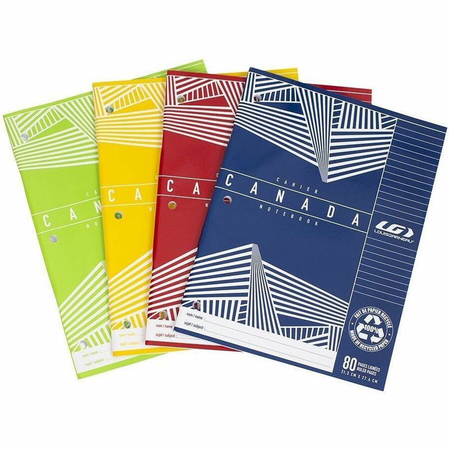 [132126] Louis Garneau Notebook, Lined, 80 pages (#412380)