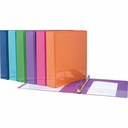 Binder with inside and outside sleeves, D rings,, 3.81 cm (1.5"), Ass. Col.