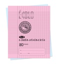 Écolo Lined Book C13A (Small), 32 pages, Pink