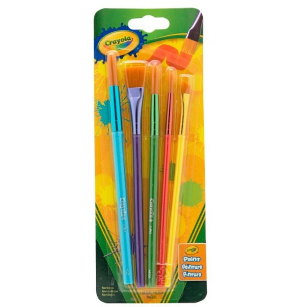 [159384] Ensemble de 5 pinceaux Crayola
