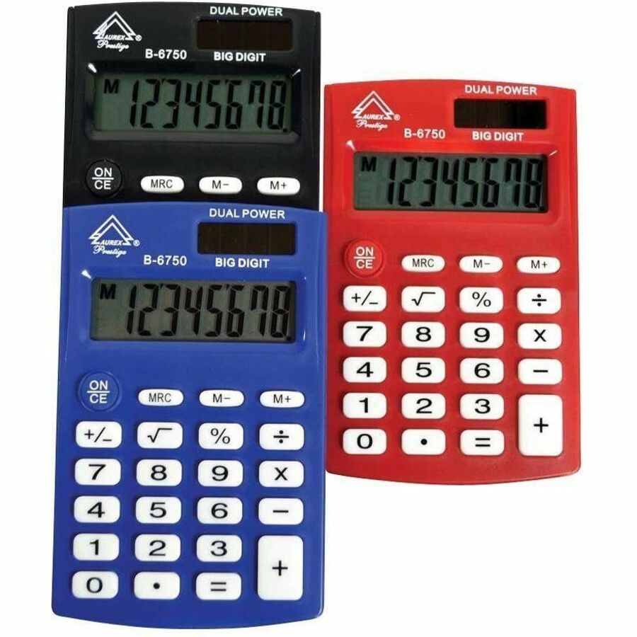 Calculatrice portable 8 chiffres, Fonctions de base