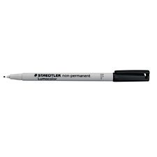Marqueur Lumocolor, Soluble à l'eau, Pte fine, Noir