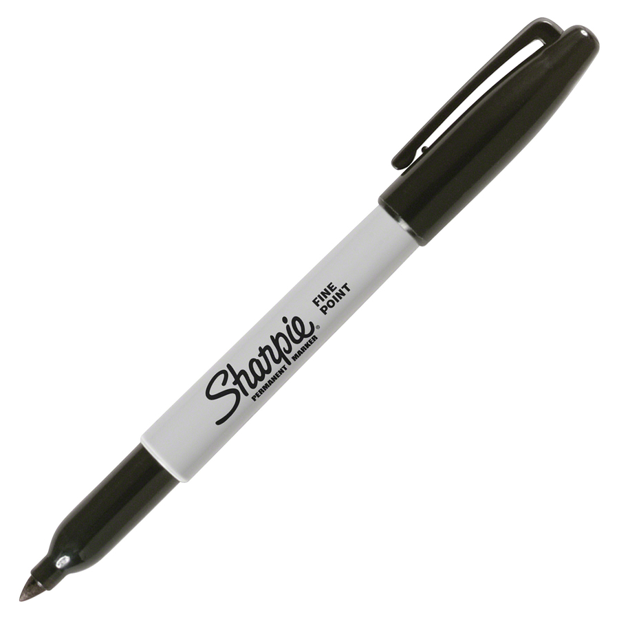 Sharpie Permanent Marker, Fine Point, Black
