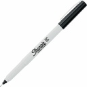 Sharpie Permanent Marker, Ultra Fine Point, Black