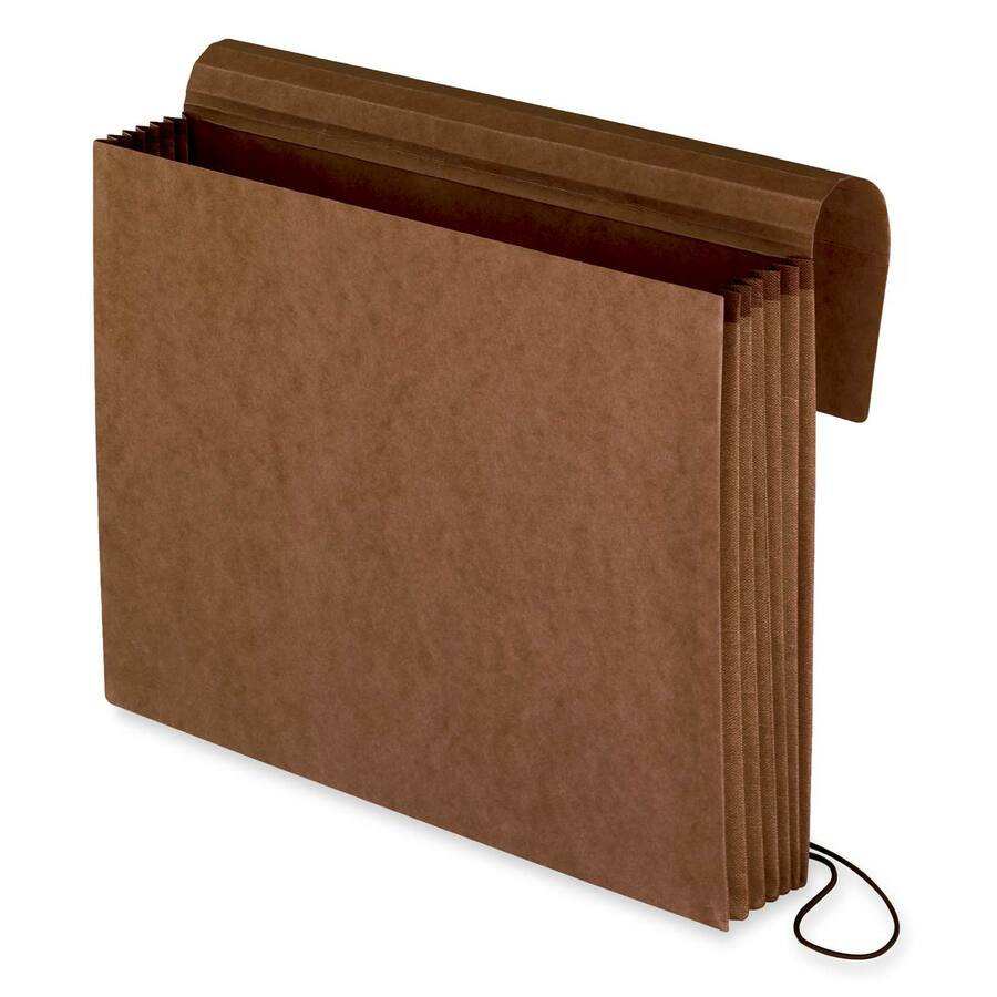 Cardboard Expanding File with flap, 1 compartment. Exp. 5-1/4 in (1,200 sheets), letter size