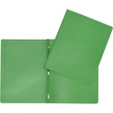 Cardboard Duo-tang with Fasteners, Green