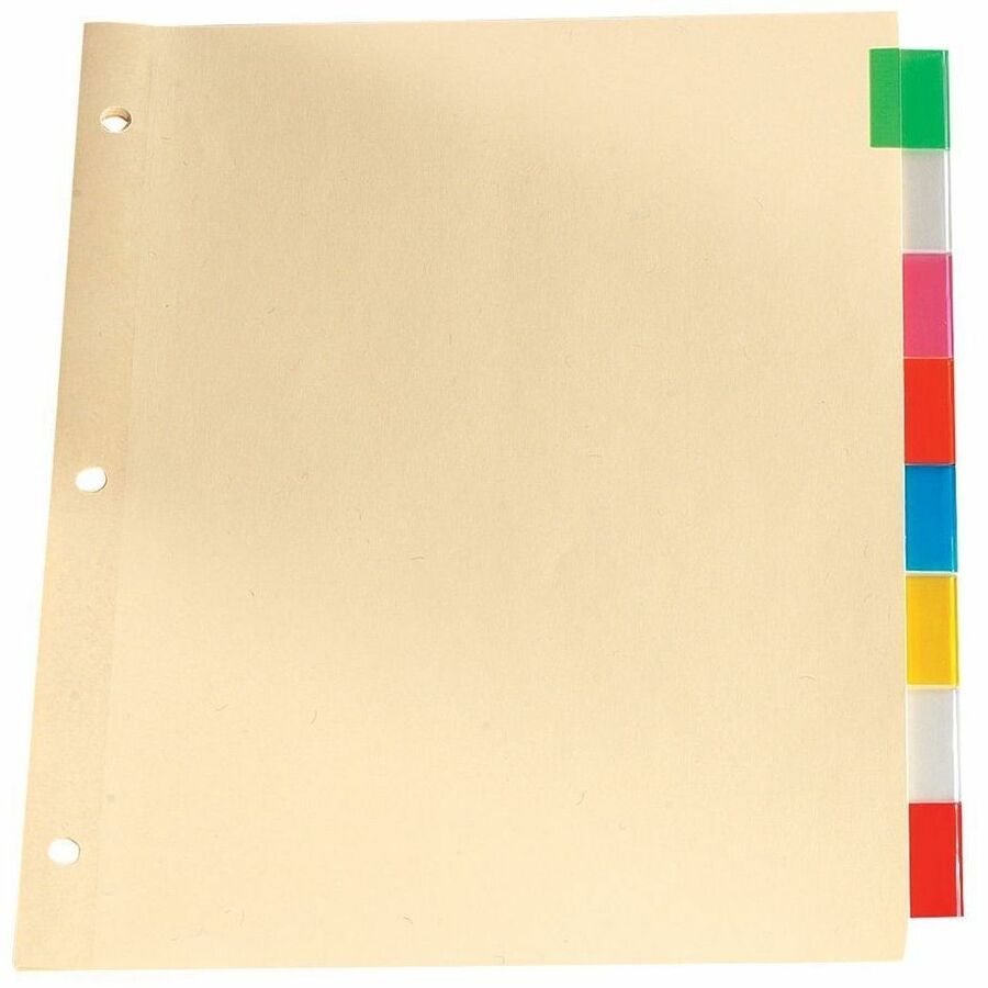 [224873] 8 Tab Dividers, Assorted Colors