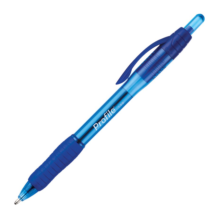 Stylo à bille rétractable, Bleu