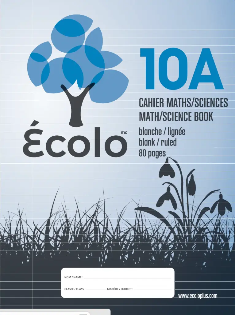 [257253] Math/science notebook, 80 pages