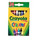 Crayons de cire «Crayola» (Boîte de 24)