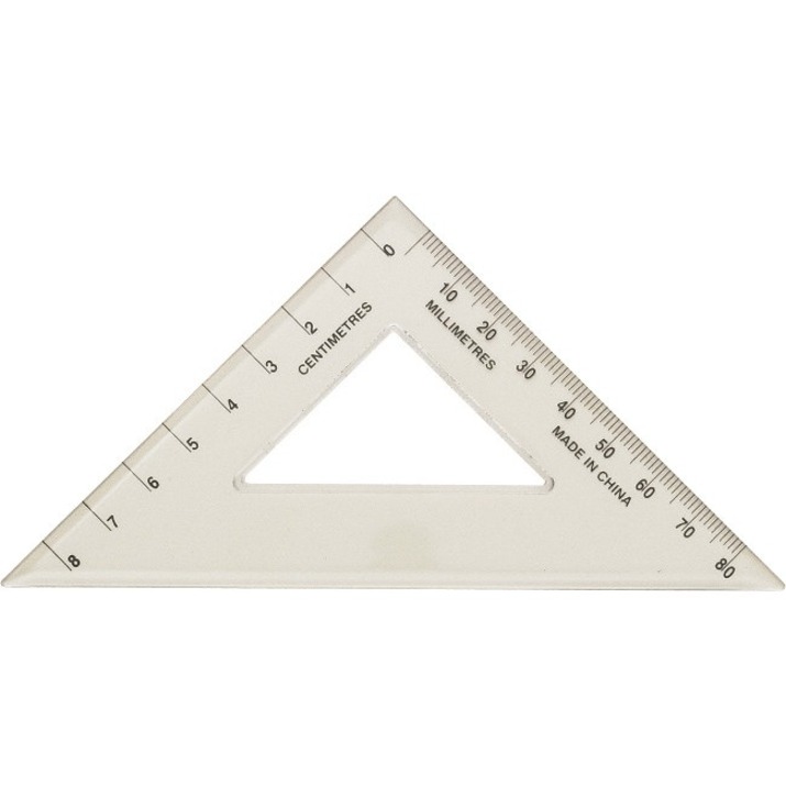 [317768] Triangle 45/90 degree, 80 mm