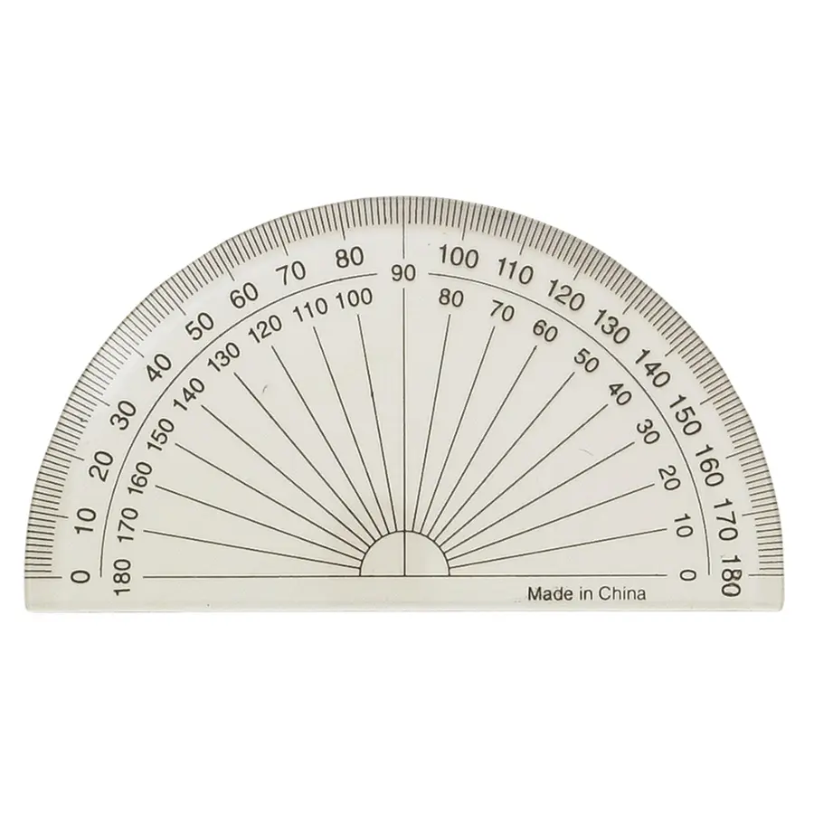 [317784] 180 Degrees Protractor, 4 inches