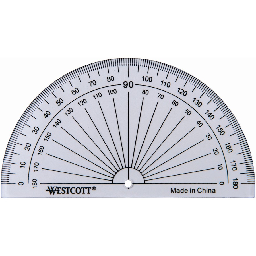 [317784] Rapporteur 180 degrés, 10.16 cm (4 pouces)