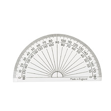 180 Degrees Protractor, 4 inches