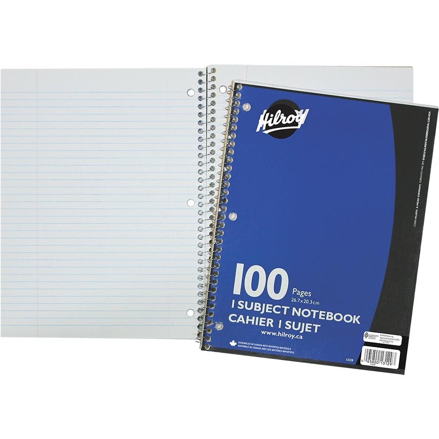 Spiral Notebook, 100 pages