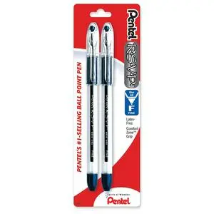 Stylos à bille rétractable RSVP - Pentel (Pqt de 2)