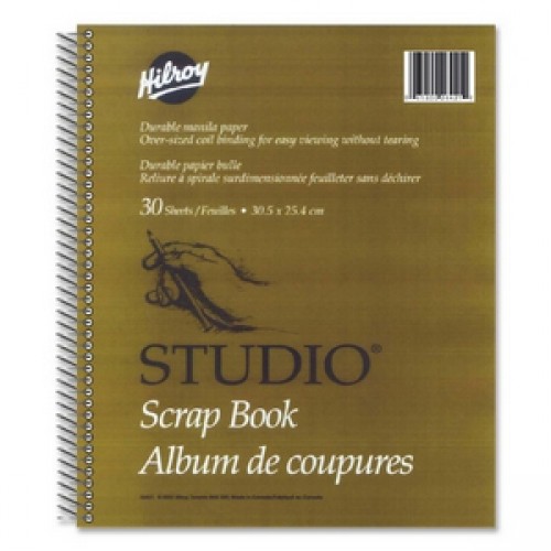 Album de coupures, 30.48 cm X 25.4 cm (12" X 10"), 30 fls manille