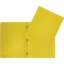 Duo-tang Carton texturé avec attaches, Jaune