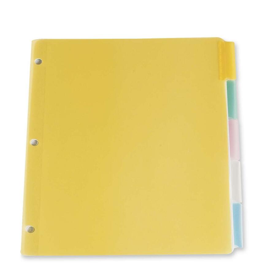 [649442] Séparateurs Oxford en poly, 5 onglets