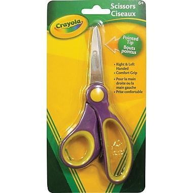 Ciseaux Crayola, 5-1/2", Bouts pointus pour droitier ou gaucher