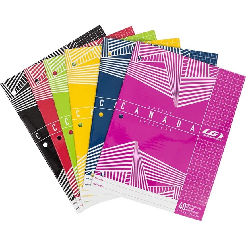 Metric Quadruled Notebook, Louis Garneau, 40 pages (#40412325)
