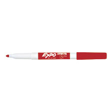 Expo Dry Erasable Marker, Fine Point, Red