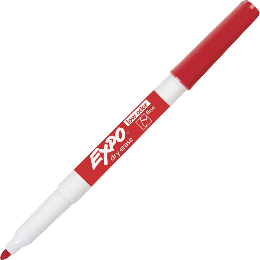 Expo Dry Erasable Marker, Fine Point, Red
