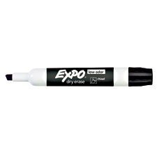 Expo Dry Erasable Marker, Wide Point, Black