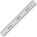 Hard Plastic Ruler, Transparent, 30 cm