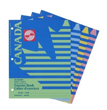 [A1093] Cahier Canada, Ligné, 40 pages