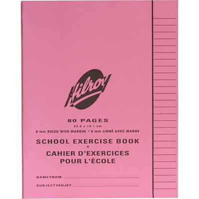 Canada Notebook, 80 pages, Pink