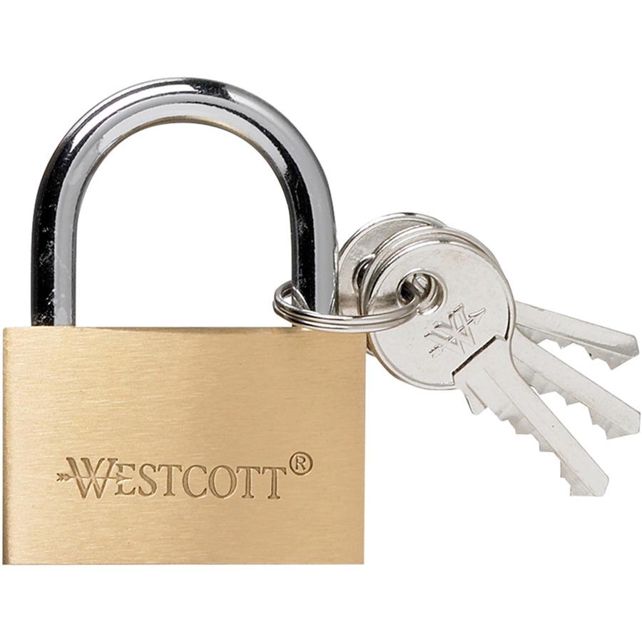 [442756] 4-cm brass padlock, with 2 keys - Hamster : 442756
