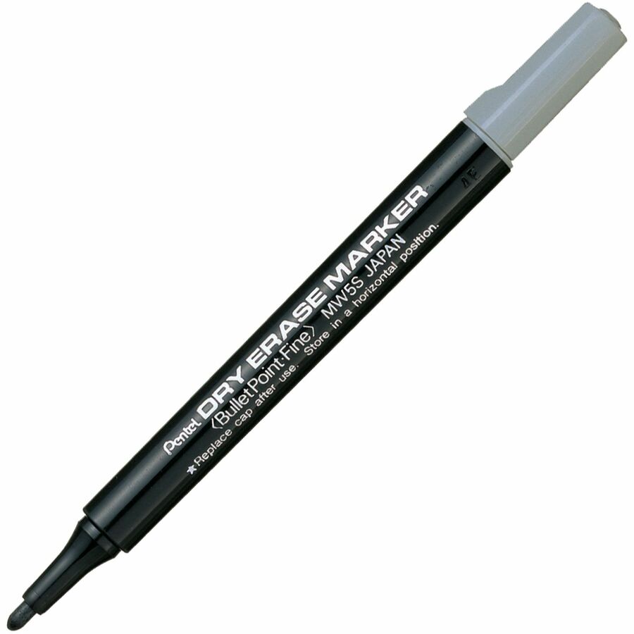 [473538] Pentel Dry Erase Marker, Fine Point, Black