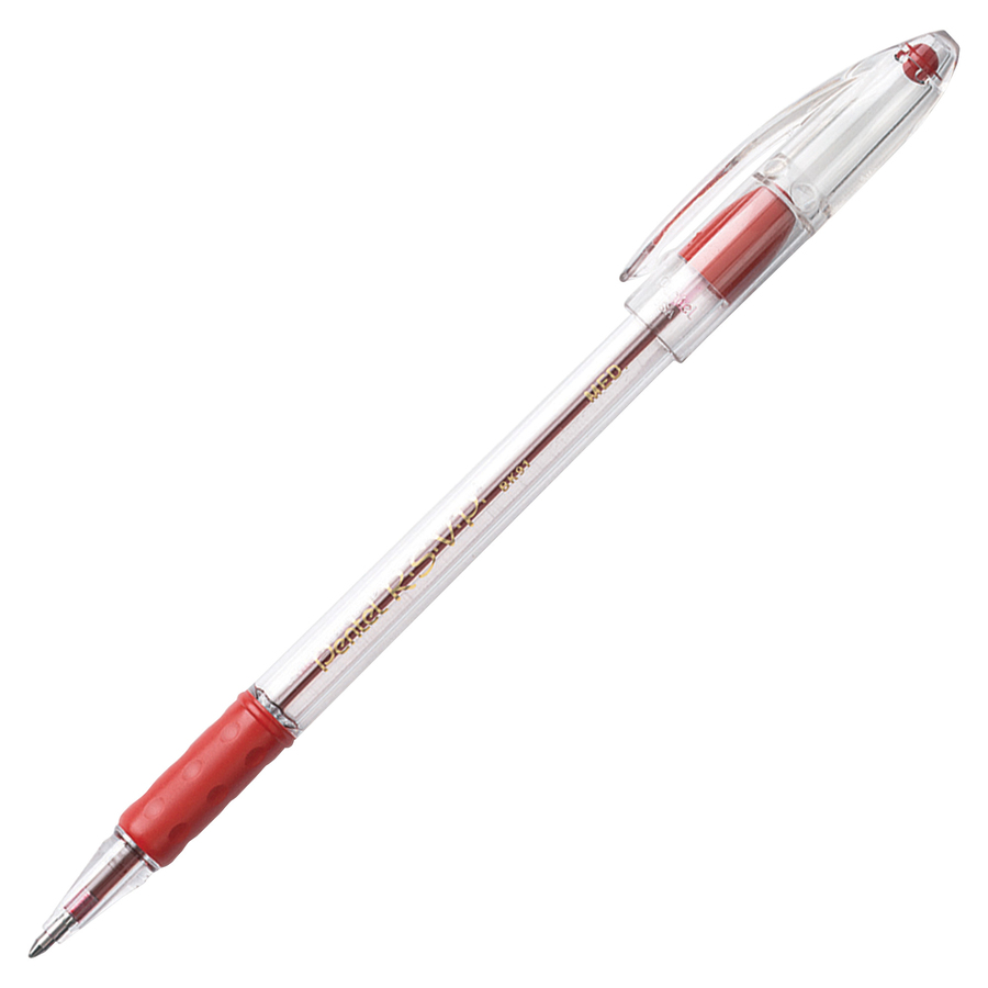 Pen, Medium, Red