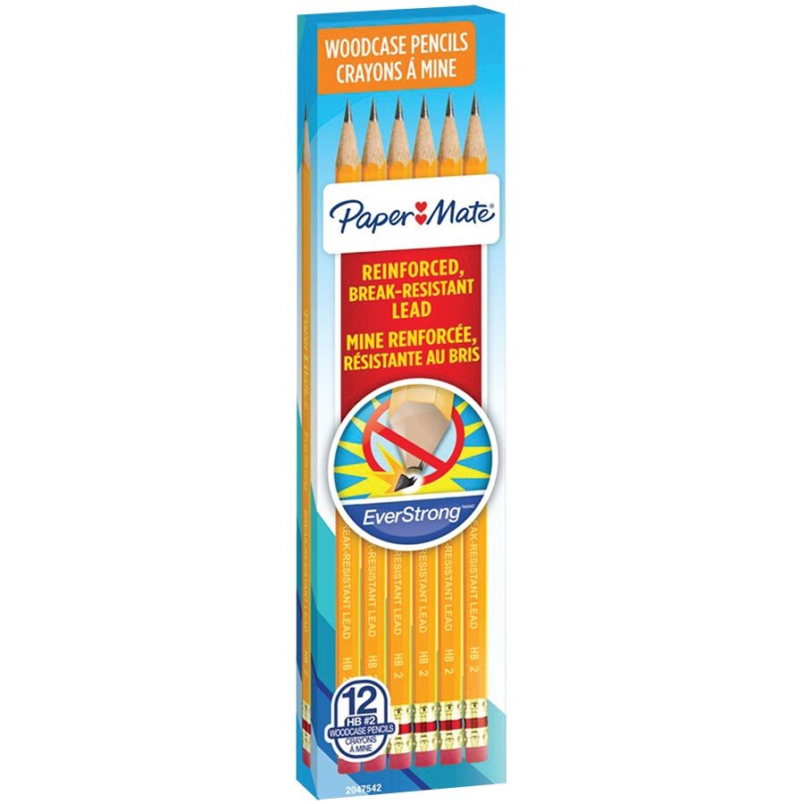 PaperMate 2/HB Pencils, Package of 12