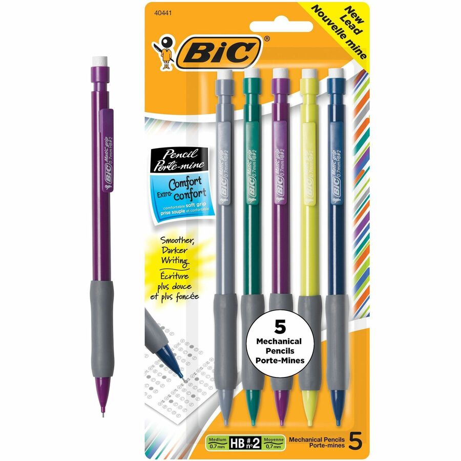 [594945] Bic® Xtra-Comfort Mechanical Pencil 0.7 mm (Pkg 5)