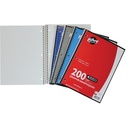 Spiral Notebook, Quadruled, 1 subject, 200 pages