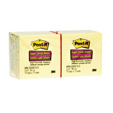 Post-It pad, 3"X3", Yellow, 100 sheets