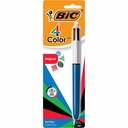 Stylo « BIC » à bille rétractabe 4 couleurs