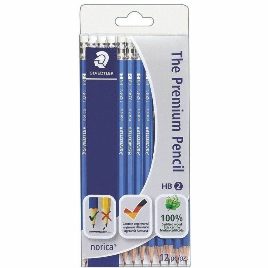 Staedtler Norica Pencils HB 2 (pkg 12 pre-sharpened)