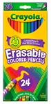 Crayons de couleur effaçables «Crayola» (Boîte de 24)