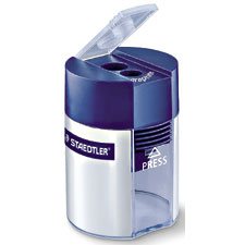[726901] Staedtler Pencil Sharpener, 2 Holes, with Lid
