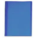 Duo-tang Plastique souple avec attaches, Bleu