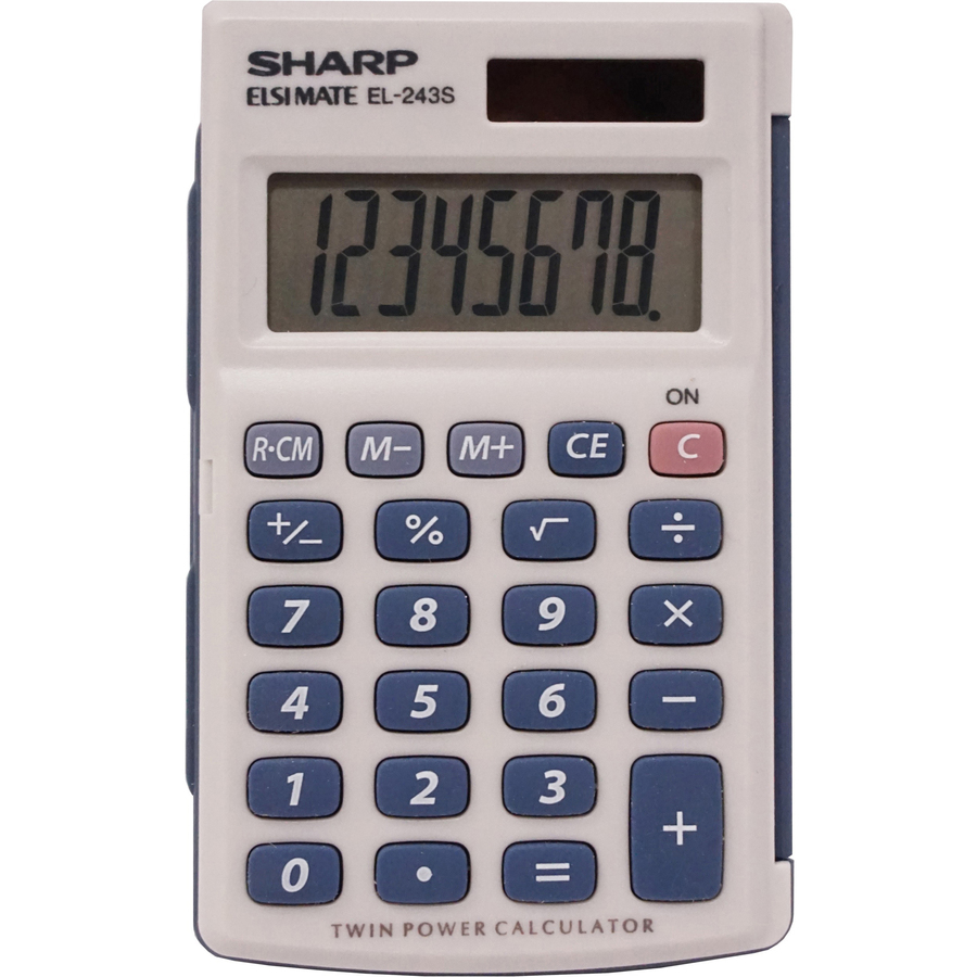 [738328] Basic Calculator Sharp EL-243SB