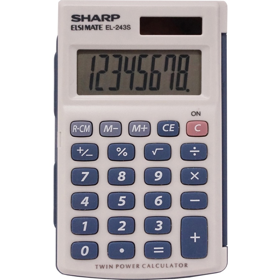 [738328] Calculatrice de base Sharp EL-243SB