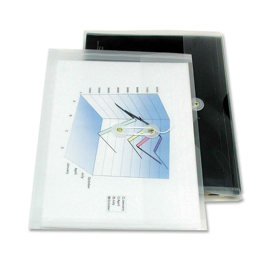 [740266] Translucent Poly Envelope, String Tie, Letter Format